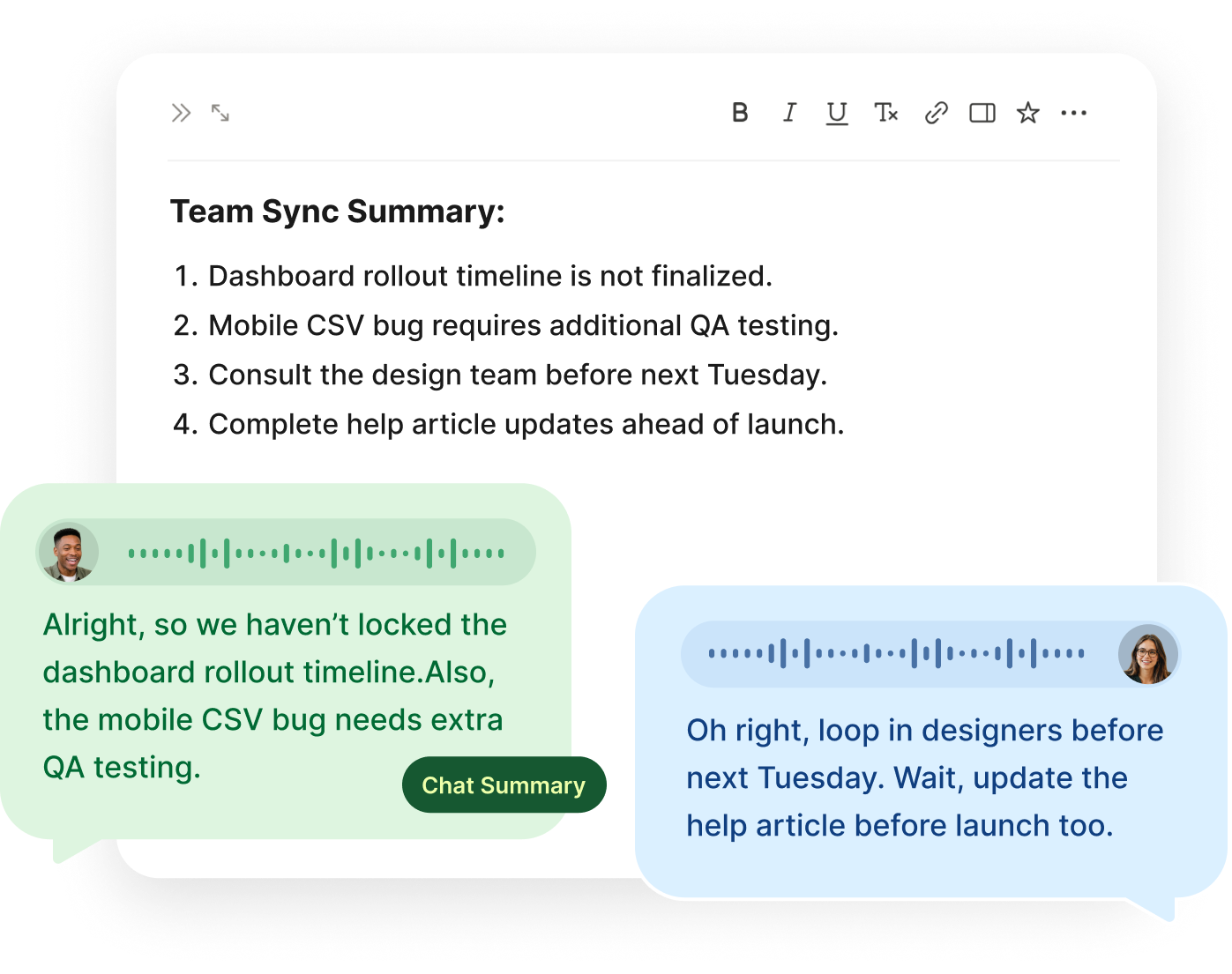 Turn your thoughts into better team communication with Voiskey AI voice typing