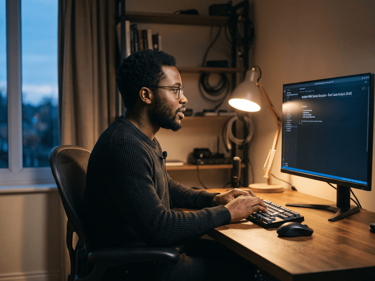 Voice to Text for DevOps Runbooks