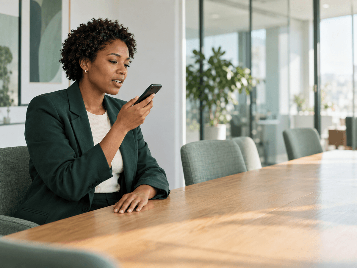 Voice to Text for Meeting Recap Email