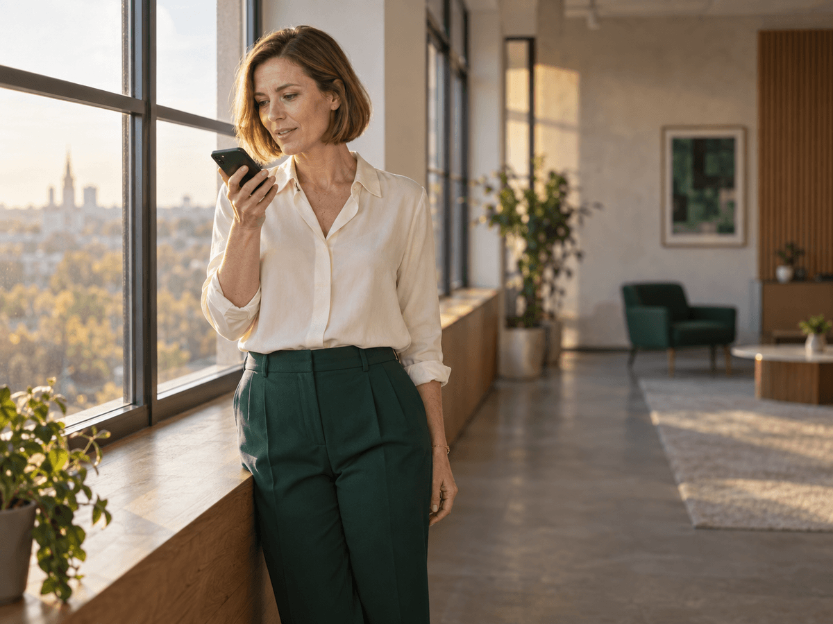 Voice to Text for Work Update Email